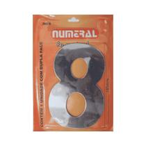 Número Residencial 8 Numeral Em ACM Cromado Número Residencial 8 Numeral Em ACM Cromado