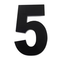 Número Residencial ACM Preto - Rennova