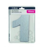 Numero Residencial Adesivo 1 Acm Pr3001/1 - PRIMAFER