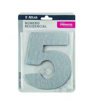Numero Residencial Adesivo 5 Acm Pr3001/5 - Primafer