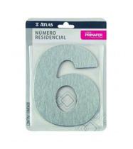 Numero Residencial Adesivo 6 Acm Pr3001/6 - Primafer