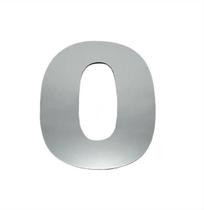 Número Residencial Alumínio Espelhado 0