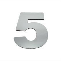 Número Residencial Alumínio Espelhado 5