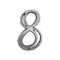 Número Residencial Alumínio Vazado Nº 8 - Prime Aluminio Número Residencial Alumínio Vazado Nº 8 - Prime Aluminio