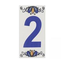 Número Residencial Cerâmico Gabriela 15cm Número Residencial Cerâmico Gabriela 15cm