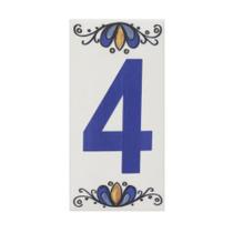 Número Residencial Cerâmico Gabriela 15cm
