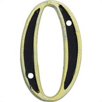 Numero Residencial Colonial Luxo Metal Thompson No.0 Numero Residencial Colonial Luxo Metal Thompson No.0