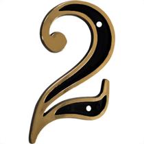 Numero Residencial Colonial Pvc Emave No.2 - Kit C/10 Cartelas Numero Residencial Colonial Pvc Emave No.2 - Kit C/10 Cartelas