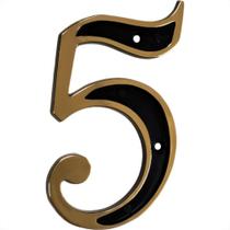 Numero Residencial Colonial Pvc Emave No.5 - Kit C/10 Cartelas Numero Residencial Colonial Pvc Emave No.5 - Kit C/10 Cartelas