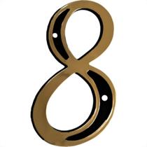 Numero Residencial Colonial Pvc Emave No.8 - Kit C/10 Cartelas Numero Residencial Colonial Pvc Emave No.8 - Kit C/10 Cartelas