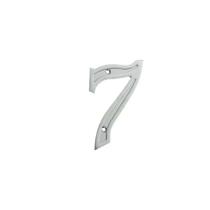 Número Residencial Cromado 7 Isero - Isero