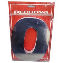 Número Residencial Cromado Com Fita Dupla Face Rennova Número Residencial Cromado Com Fita Dupla Face Rennova