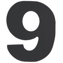 Número Residencial de Alumínio Composto Preto - PINCEIS ATLAS Número Residencial de Alumínio Composto Preto - PINCEIS ATLAS