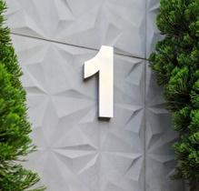 Número residencial em aço inox 15cm Casa Portão 3d- Estoque disponível - Lino Corte a Laser Número residencial em aço inox 15cm Casa Portão 3d- Estoque disponível - Lino Corte a Laser