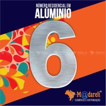 Número Residencial em Alumínio 15cm