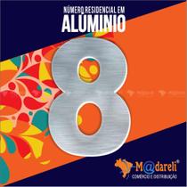 Número Residencial em Alumínio 15cm