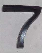 Número Residencial Em Alumínio Fundido Na Cor Preta - Kabel 15cm