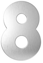 Numero Residencial Escovado N 8 Leão 9208