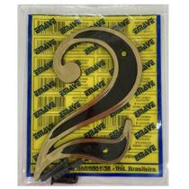 Número Residencial Nº 2 Colonial Preto e Dourado Emave Número Residencial Nº 2 Colonial Preto e Dourado Emave