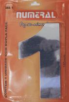 Número Residencial Numeral N.1 60Mm Preto