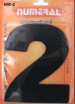 Número Residencial Numeral N.2 12,5cm