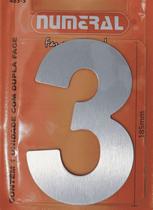 Número Residencial Numeral N.3 12,5cm Número Residencial Numeral N.3 12,5cm