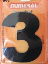 Número Residencial Numeral N.3 12,5cm