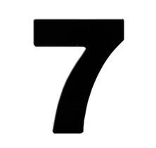 Número Residencial Numeral N.7 60Mm Preto Número Residencial Numeral N.7 60Mm Preto