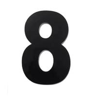 Número Residencial Numeral N.8 60Mm Preto Número Residencial Numeral N.8 60Mm Preto