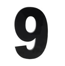 Número Residencial Numeral N.9 60Mm Espelhado Número Residencial Numeral N.9 60Mm Espelhado
