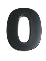 Numero Residencial Para Casa Em Plástico Abs Injetado 15cm Caixa Alta 0 Ao 9 Preto