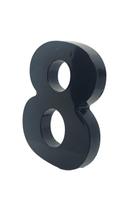Numero Residencial Para Casa Em Plástico Abs Injetado 15cm Caixa Alta 0 Ao 9 Preto