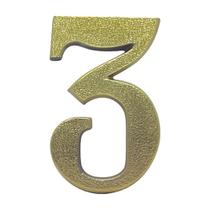 Numero Residencial Plástico 11cm N 3 - Pexcel