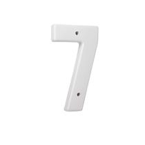 Número Residencial Plástico 19cm Branco Nº7 - Mac Loren