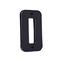 Número Residencial Plástico 27cm Preto Nº0 - Mac Loren