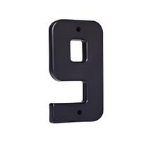 Número Residencial Plástico 27cm Preto Nº9 - Mac Loren