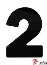 Numero Residencial Preto Nº 2 Leão 9302