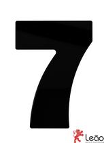 Numero Residencial Preto Nº 7 Leão 9307 Numero Residencial Preto Nº 7 Leão 9307