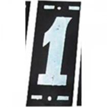 Numero Retangular Pvc Caiado 0 - Kit C/25