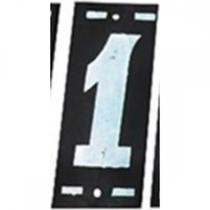 Numero Retangular Pvc Caiado 5 - Kit C/25 Numero Retangular Pvc Caiado 5 - Kit C/25