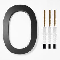 Números de casa CCUUHJ de aço inoxidável preto de 5 polegadas Números de casa CCUUHJ de aço inoxidável preto de 5 polegadas