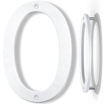 Números de casa IVERRA 25 cm de plástico ABS branco impermeável