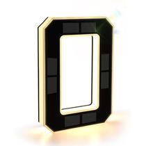 Números de casas iluminados por energia solar ISUNMEA LED impermeável de 9 polegadas Números de casas iluminados por energia solar ISUNMEA LED impermeável de 9 polegadas