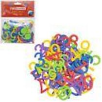 Numeros de eva adesivo didatico yins paper com 100 pecas 4cm