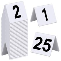 Números de mesa: acrílico tuanse de dupla face 1-25 para casamento Números de mesa: acrílico tuanse de dupla face 1-25 para casamento