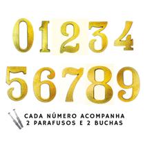 NÚMEROS DE RESIDÊNCIA algarismo residencial KIT 3 PEÇAS (12,5 cm) EM PLÁSTICO GROSSO NÚMEROS DE RESIDÊNCIA algarismo residencial KIT 3 PEÇAS (12,5 cm) EM PLÁSTICO GROSSO