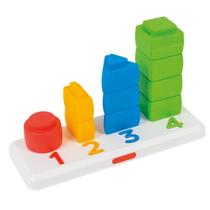 Números e Formas Didático Brinquedo Educativo Poliplac