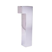 Números e Letras Residenciais / Comerciais Cromado 3D 19cm Números e Letras Residenciais / Comerciais Cromado 3D 19cm