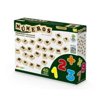 Números Em Mdf Educativo Infantil 40 Peças