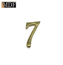 Números para Artesanato Apliques 2,22 X 2,56cm Zamac Dourado